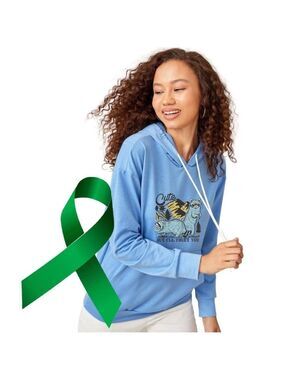 Cute but I’ll fight you mental health graphic ear hoodie sweatshirt small